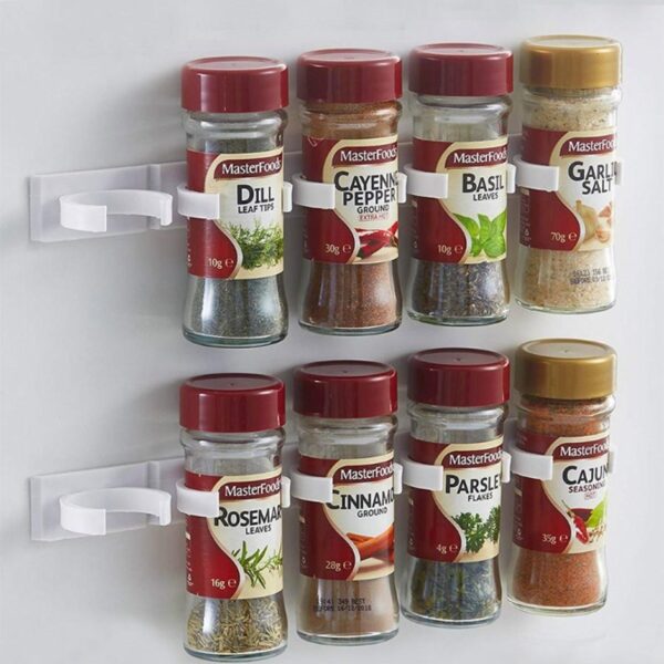 Self-adhesive Spice Rack Strips (4)