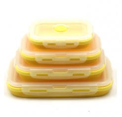 108 Collapsable Lunch Box Set YELLOW