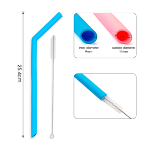Reusable Silicone Straws (8)
