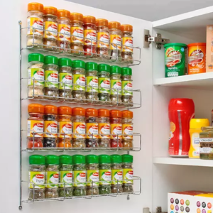 Cupboard Door Spice Rack (Wall Mountable)