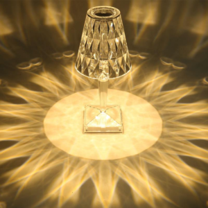 Dining Table Lamps- Crystal (Rechargeable)