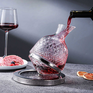 Rotating Crystal Wine Decanter (1500ml)