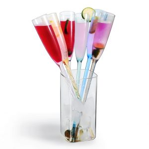 Champagne Flute Set & Bucket (Plastic)