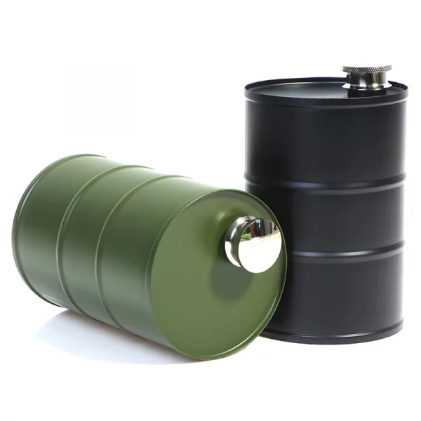Oil Drum Liquor Flask (25oz/0.7L)
