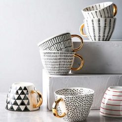 mainimage0Hand-Painted-Geometric-Ceramic-Mugs-With-Gold-Handle-Handmade-Irregular-Cups-For-Coffee-Tea-Milk-Oatmeal