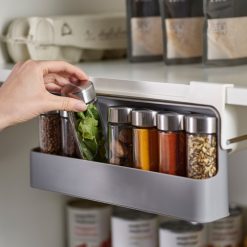 mainimage0Kitchen-Home-Self-adhesive-Wall-mounted-Under-Shelf-Spice-Organizer-Container-Spice-Boxes-Kitchen-Supplies-Storage