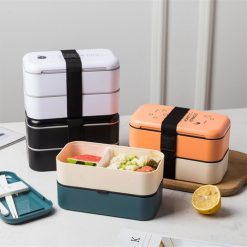 mainimage0Lunch-Box-Bento-Box-For-School-Kids-Office-Worker-Picnic-Double-Layer-Japanese-Microwave-Portable-Plastic - Copy
