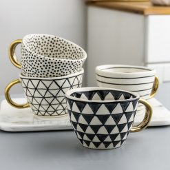 mainimage3Hand-Painted-Geometric-Ceramic-Mugs-With-Gold-Handle-Handmade-Irregular-Cups-For-Coffee-Tea-Milk-Oatmeal