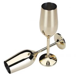 mainimage42Pcs-Set-Shatterproof-Stainless-Champagne-Glasses-Brushed-Gold-Wedding-Toasting-Champagne-Flutes-Drink-Cup-Party-Marriage