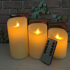 mainimage5Pack-of-3-Remote-Control-Moving-Wick-LED-Flameless-Candles-Flickering-Battery-Operated-Pillar-Candles-With