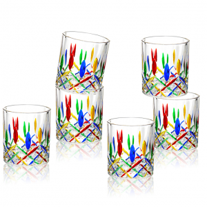 Colourful Whisky Decanter Set