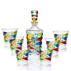 mainimage5Crystal-Bar-Glass-Sets-Home-Whiskey-Glass-Set-6-Shot-Glass-Dispenser-Bar-Sets-Accessories-Kieliszek