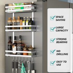 mainimage13-Tier-Multi-functional-Refrigerator-Storage-Rack-Fridge-Shelf-Sidewall-Hanging-Holder-Kitchen-Seasoning-Organizer-Hang