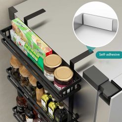 mainimage33-Tier-Multi-functional-Refrigerator-Storage-Rack-Fridge-Shelf-Sidewall-Hanging-Holder-Kitchen-Seasoning-Organizer-Hang