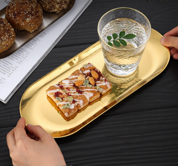 Nordic Style Steel Dining Trays