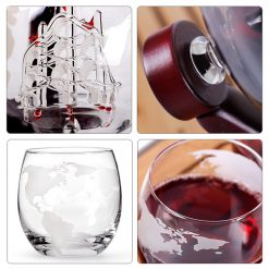 mainimage3Whiskey-Decanter-Globe-Wine-Aerator-Glass-Set-Sailboat-Skull-Inside-Crystal-with-Fine-Wood-Stand-Liquor