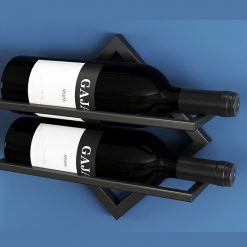 mainimage4Metal-Iron-Wall-Mount-Wine-Bottle-Holder-Creative-Free-Combination-Home-Decoration-Wine-Rack-Bar-Wine