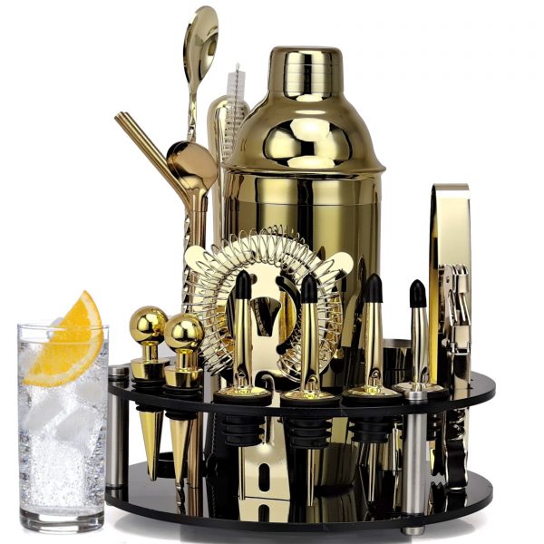 Luxury 20pc Cocktail Set & Stand