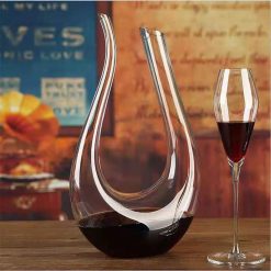 mainimage21500ML-Big-Decanter-Handmade-Crystal-Red-Wine-Brandy-Champagne-Glasses-Decanter-Bottle-Jug-Pourer-Aerator-For