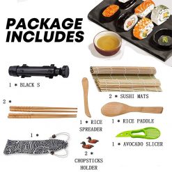 mainimage4Sushi-Accessories-Set-Maker-Rice-Mold-Non-Stick-Vegetable-Meat-Rolling-Tool-DIY-Kit-Making-Kitchen