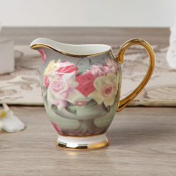 variantimage1Vintage-Rose-Bone-China-Coffee-Set-British-Porcelain-Tea-Set-Ceramic-Pot-Creamer-Sugar-Bowl-Teatime_R