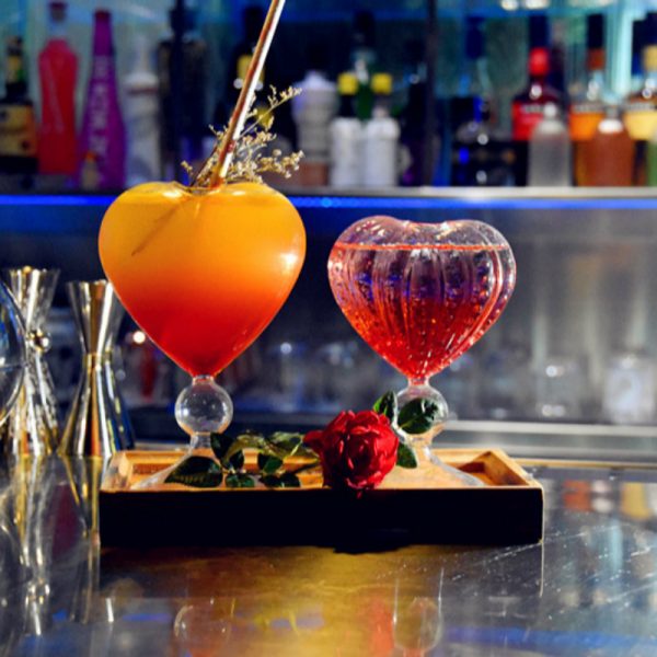Heart Shaped Cocktail Glass