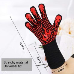 mainimage12PCS-BBQ-Oven-Gloves-800-Degrees-Fireproof-Heat-Resistant-Gloves-Silicone-Oven-Mitts-Barbecue-Heat-Lnsulation
