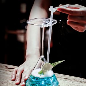 Upside Down Cocktail Glass