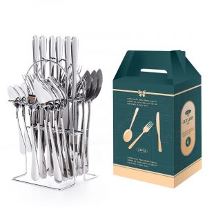 24pc Cutlery Set & Holder