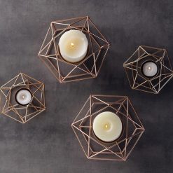 mainimage33D-Geometric-Polished-Tealight-Candle-Holder-Table-Top-Centerpieces-Weddings-Event-Party-Decor-Wall-Hanging-Candleholder