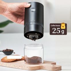 mainimage0Portable-Coffee-Grinder-Electric-USB-Rechargeable-Home-Outdoor-Blenders-Profession-Adjustable-Coffee-Beans-Grinding-for-Kitchen
