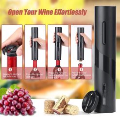 mainimage4Rechargeable-Electric-Wine-Opener-With-Foil-Cutter-Automatic-Corkscrew-Red-Wine-Bottle-Opener-Kitchen-Opener-For