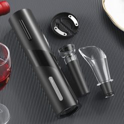 mainimage5Rechargeable-Electric-Wine-Opener-With-Foil-Cutter-Automatic-Corkscrew-Red-Wine-Bottle-Opener-Kitchen-Opener-For