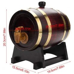 mainimage5UNTIOR-1-5-3L-Wood-Barrel-Vintage-Oak-Beer-Brewing-Tools-Tap-Dispenser-for-Rum-Pot