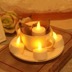 IlniSet-of-12-Rechargeable-led-candle-Flameless-Static-TeaLight-electric-lamp-waxless-Valentine-Home-Wedding-Xmas