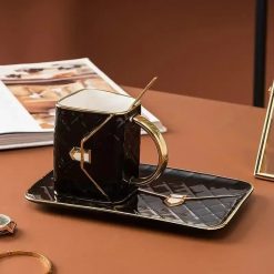 z6FbCreative-ceramic-Coffee-cup-handmade-diamond-bag-ceramic-cup-dish-Coffee-cup-set-platinum-ceramic-cup