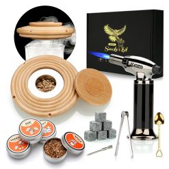 NumtCocktail-Smoker-Kit-With-Torch-4-Wood-Chips-Whiskey-Stones-Spoon-Ice-Tong-Smoker-Accessories-Without